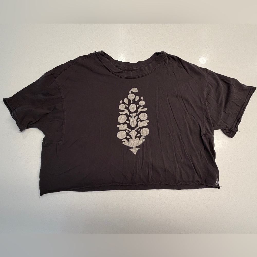 Free People Movement Boxy Crop Tee